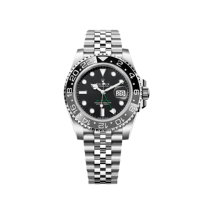 black dial black bezel oyster style 40mm