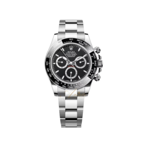 panda black dial stainless steel 40mm