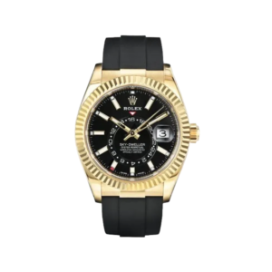 full gold fluted bezel oyster style 42mm